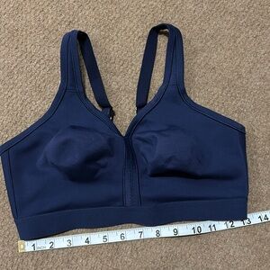 Navy Blue Soma Embraceable Wireless Unlined Bra 36DD Like New